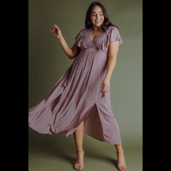 Baltic Born Mauve Maxi Dress - Picture 1 of 10